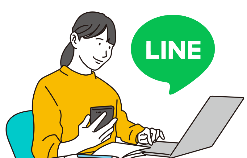 LINE登録のイラスト